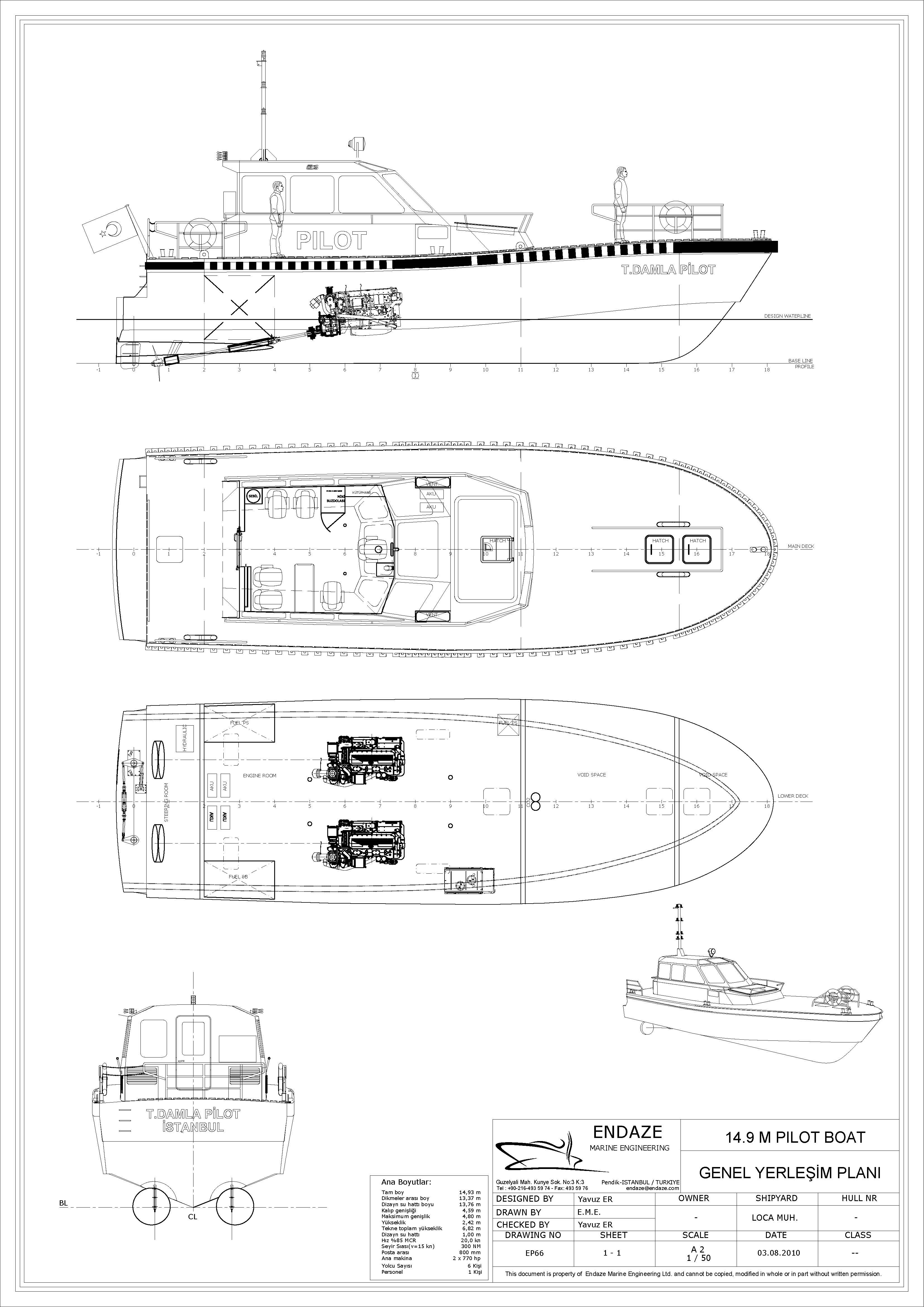 EP66 14.9 m Pilot Boat