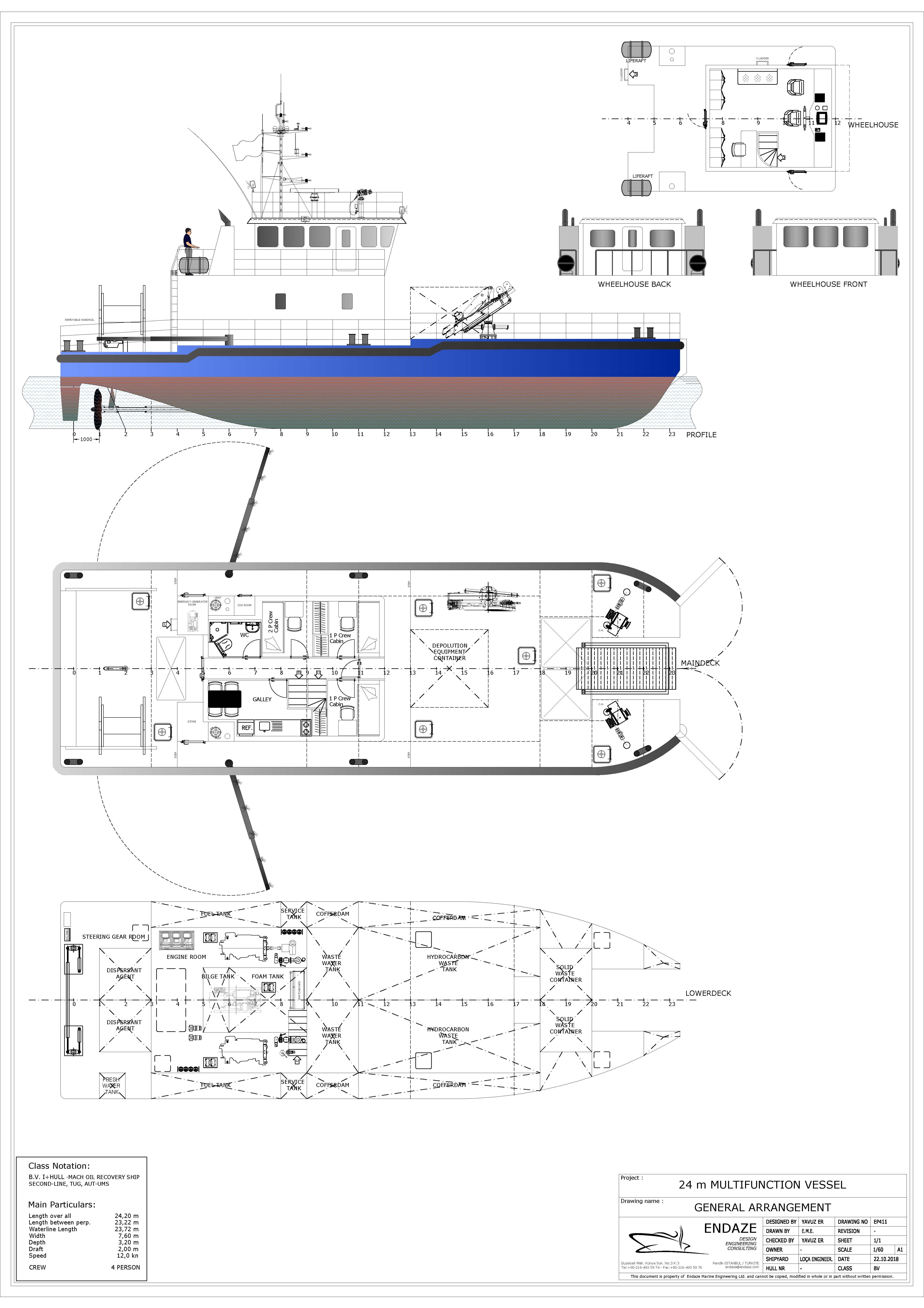 EP411 24 m Multifunction Vessel